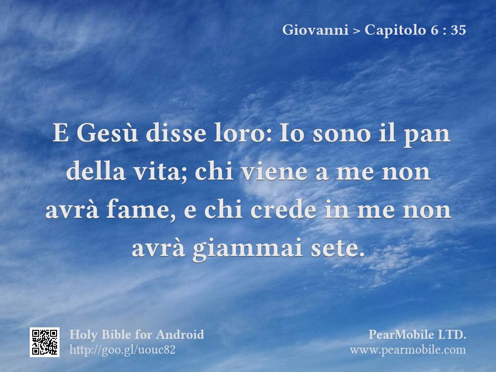 Giovanni, Capitolo 6:35